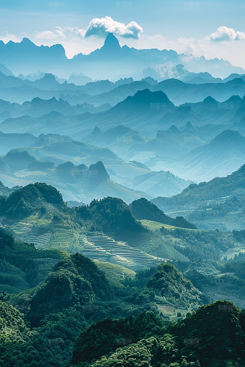 桂林山水山川大气摄影图