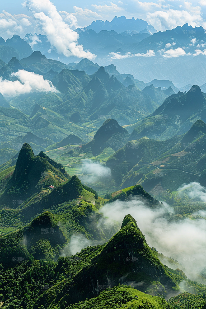 桂林山水风光河流摄影图