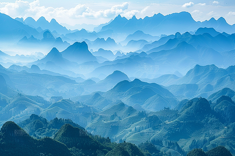 桂林山水精致旅游摄影图