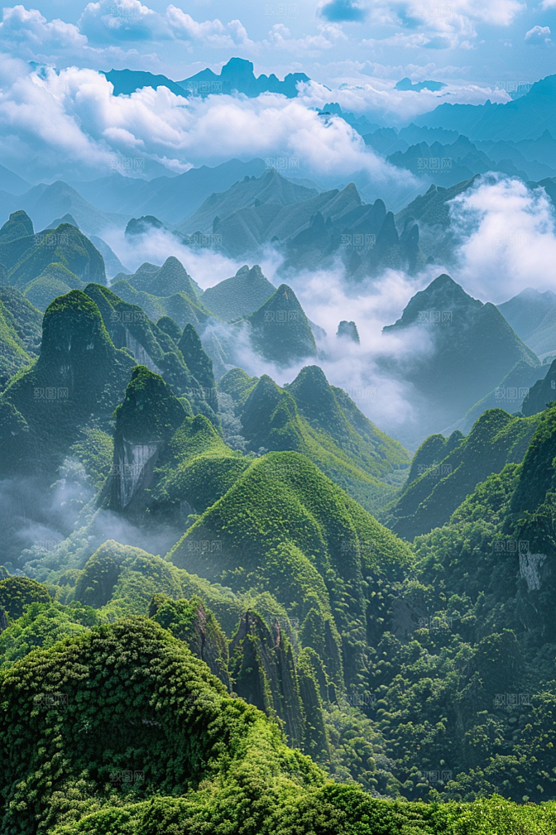 桂林山水广西高清摄影图