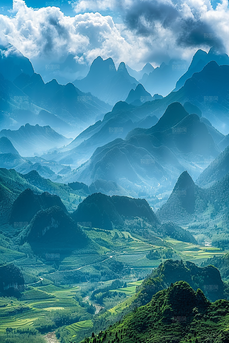 桂林山水唯美旅行摄影图