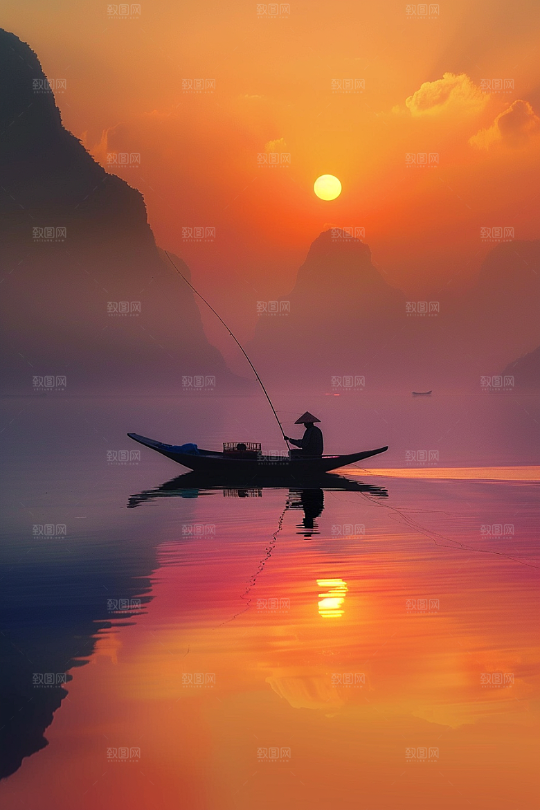 桂林山水旅游唯美摄影图