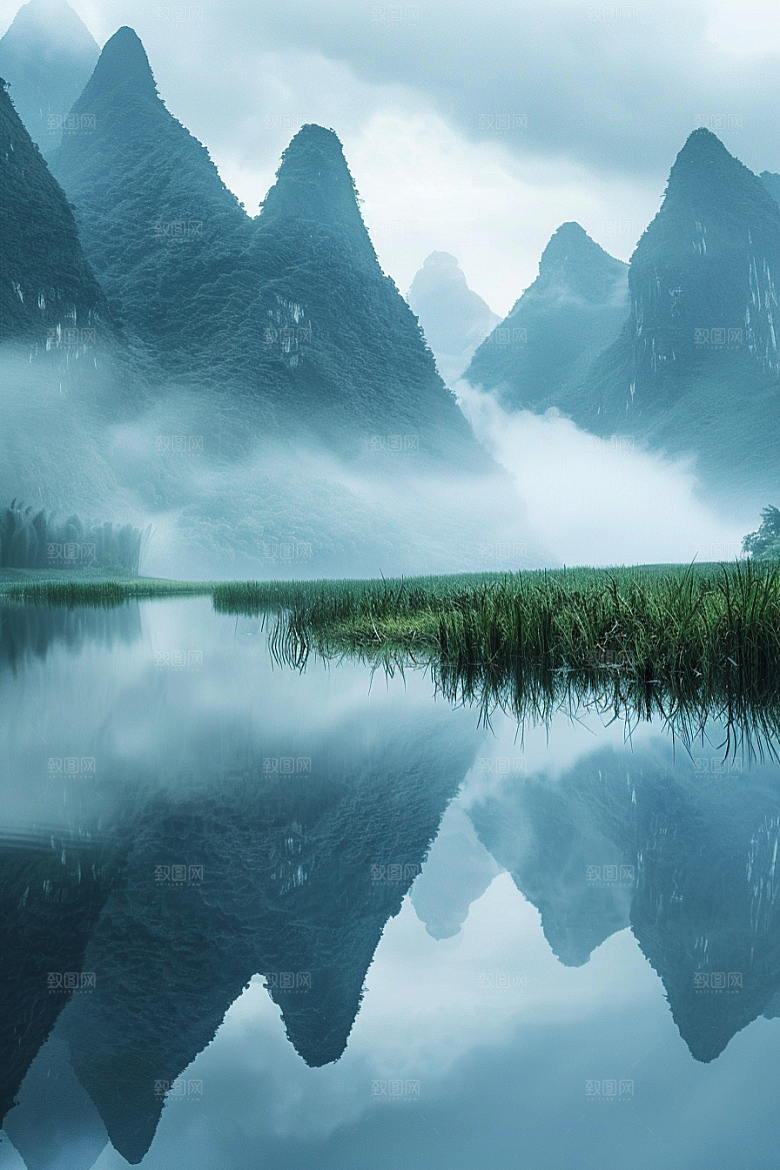 桂林山水高清精致摄影图