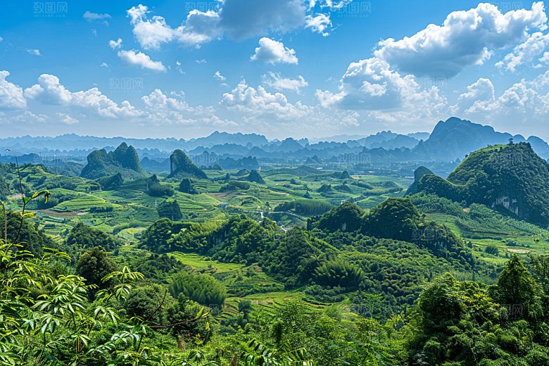 桂林山水河流精致摄影图