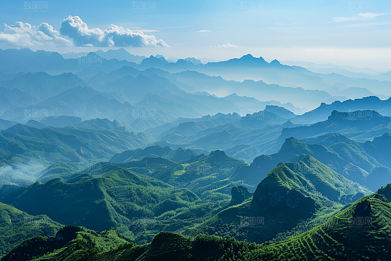 桂林山水唯美广西摄影图