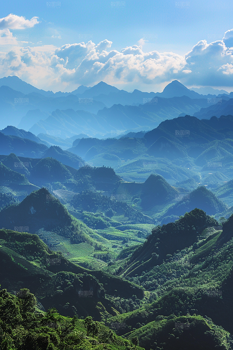 桂林山水河流自然摄影图