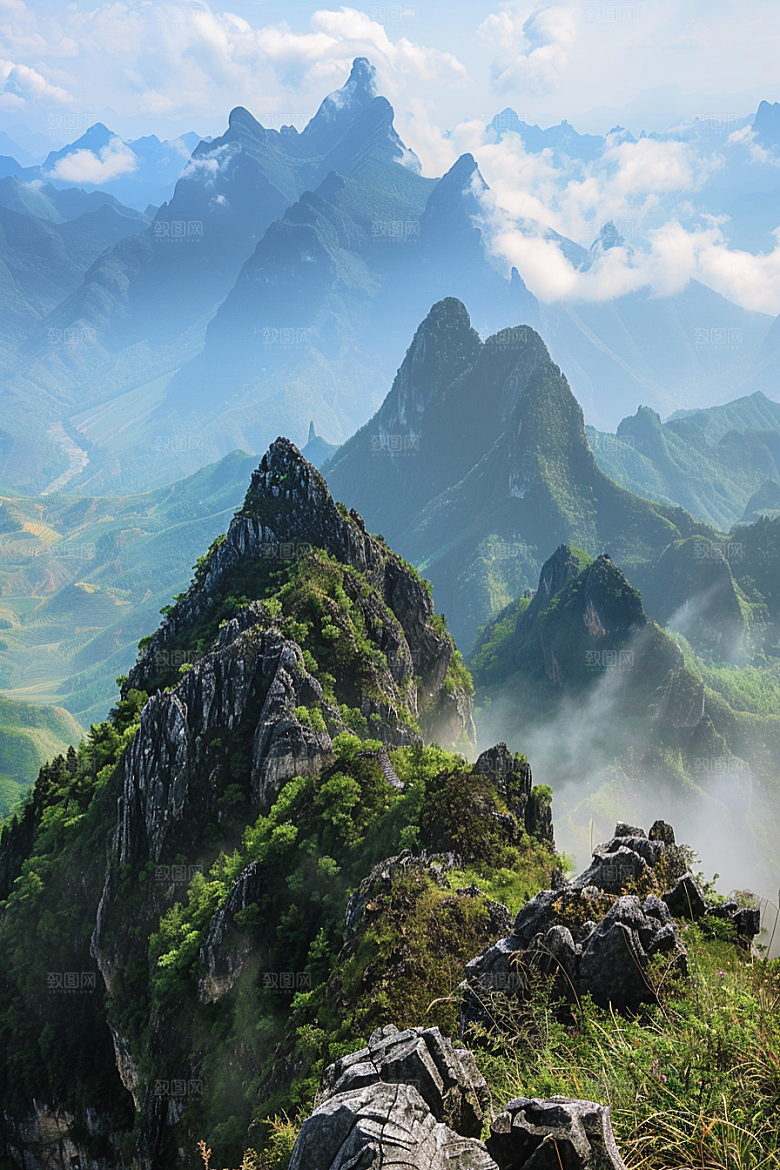桂林山水广西风光摄影图