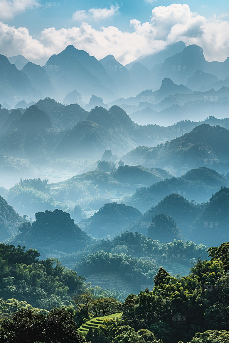 桂林山水河流山川摄影图