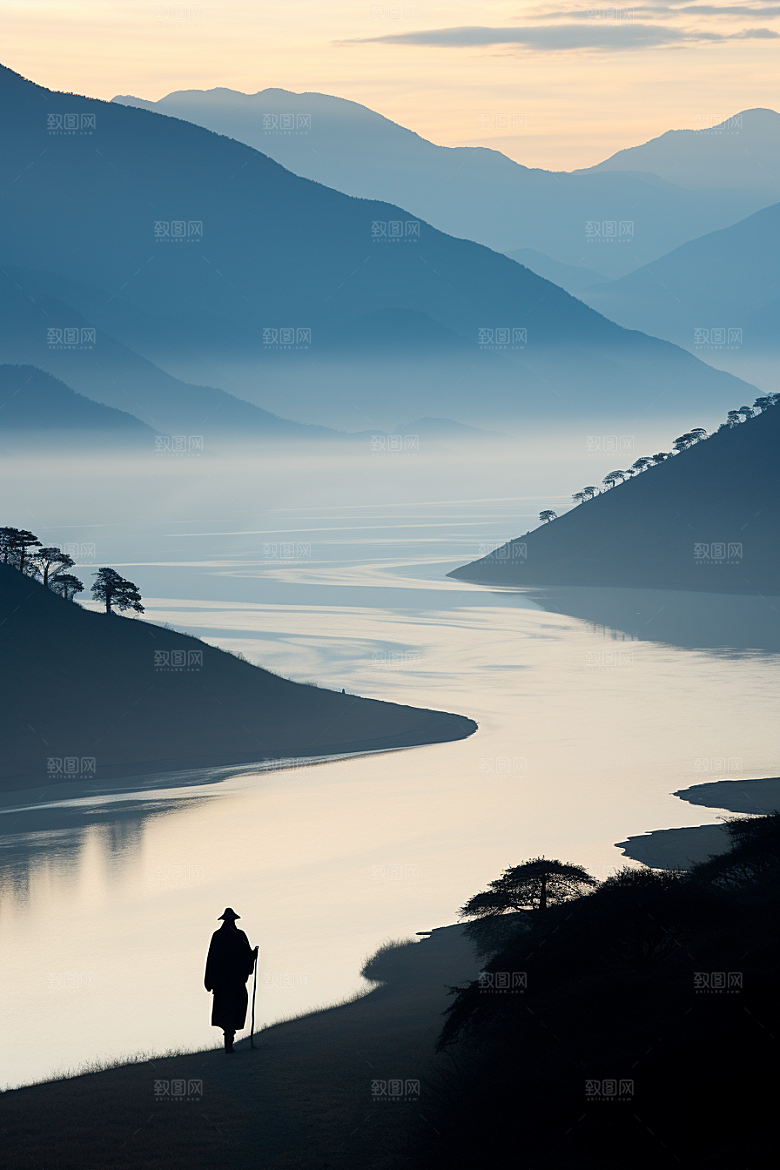 桂林山水旅行自然摄影图