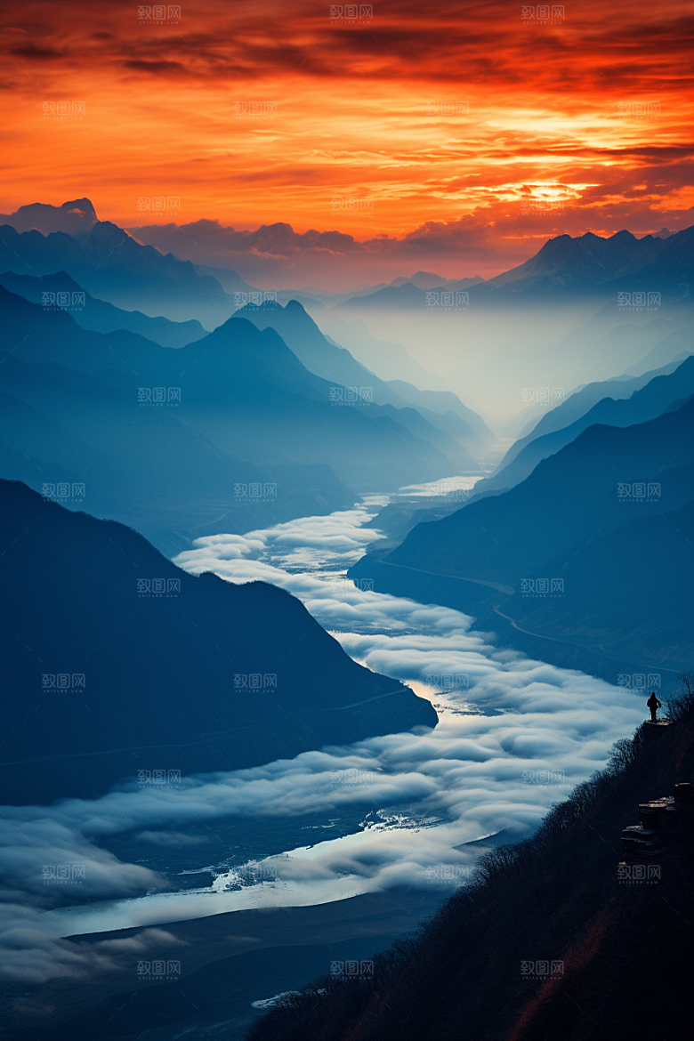 桂林山水旅游风光摄影图