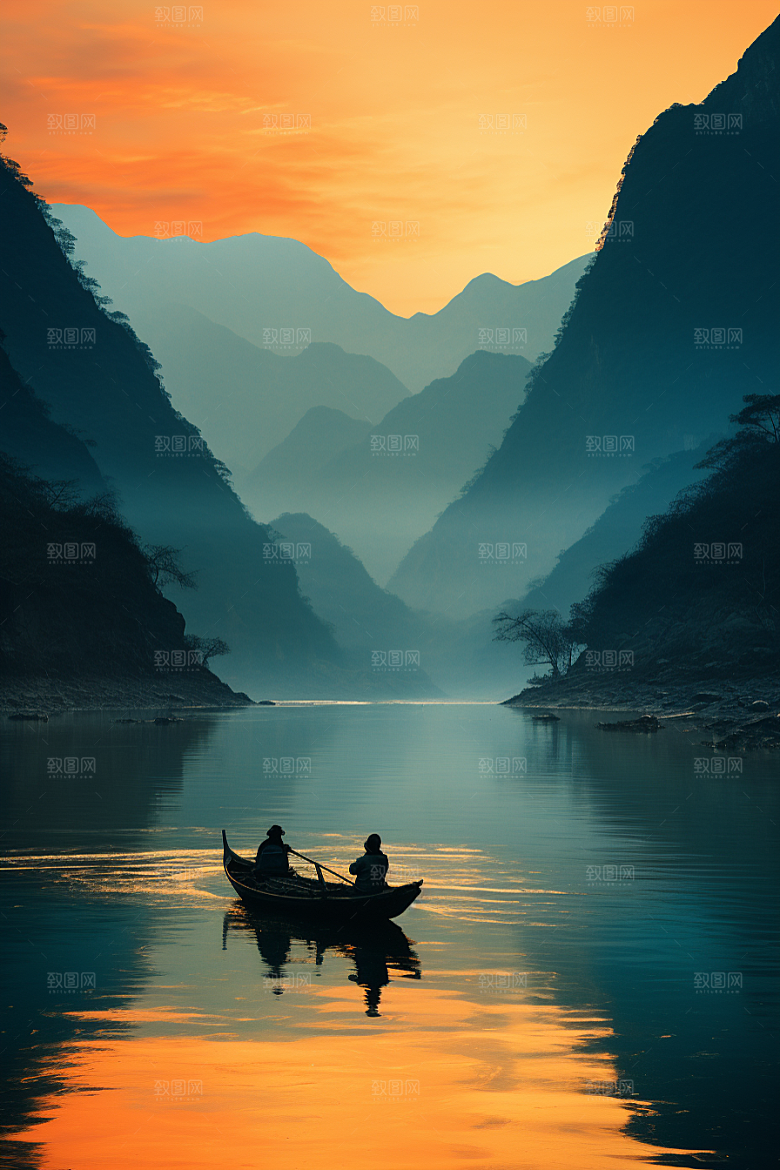 桂林山水山川旅游摄影图