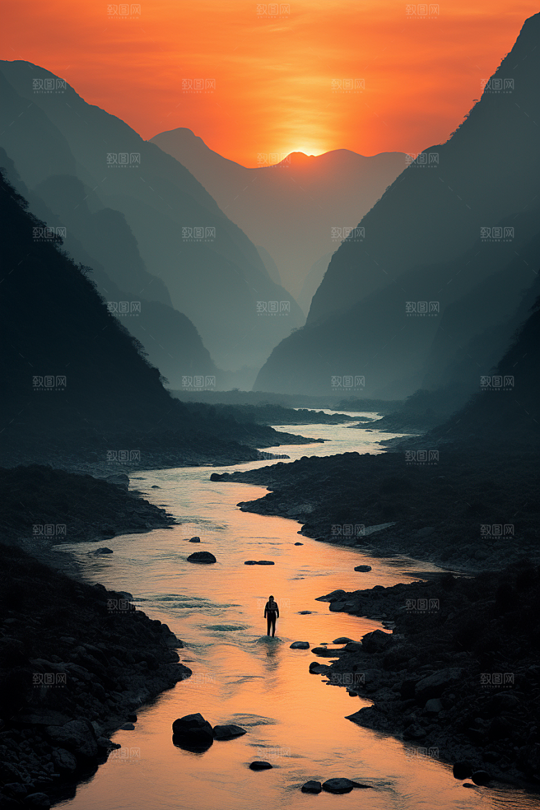 桂林山水风光旅游摄影图