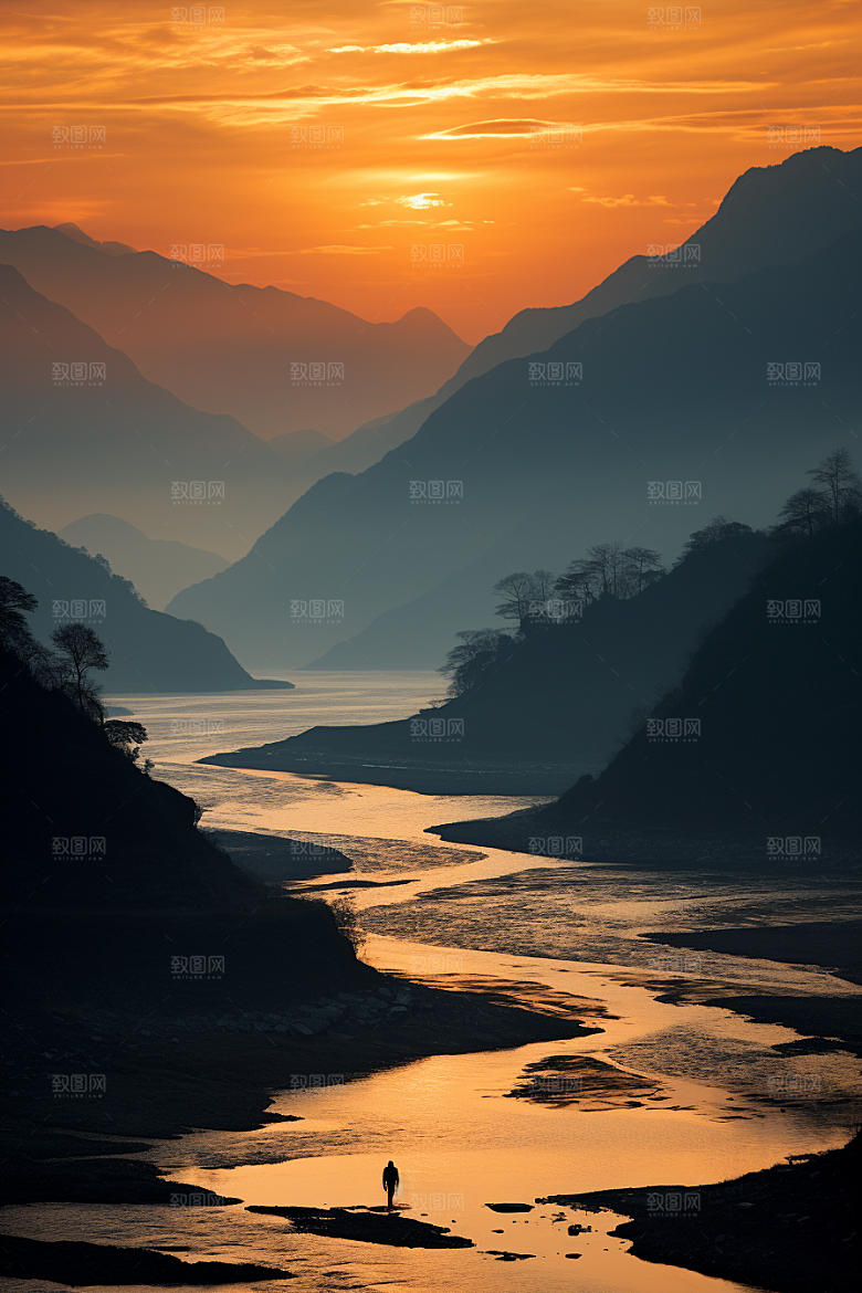 桂林山水自然精致摄影图