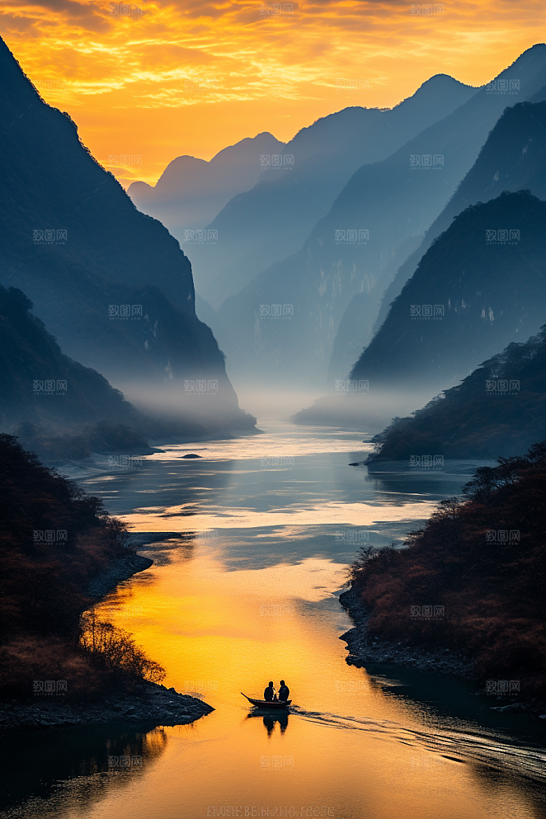 桂林山水广西高清摄影图