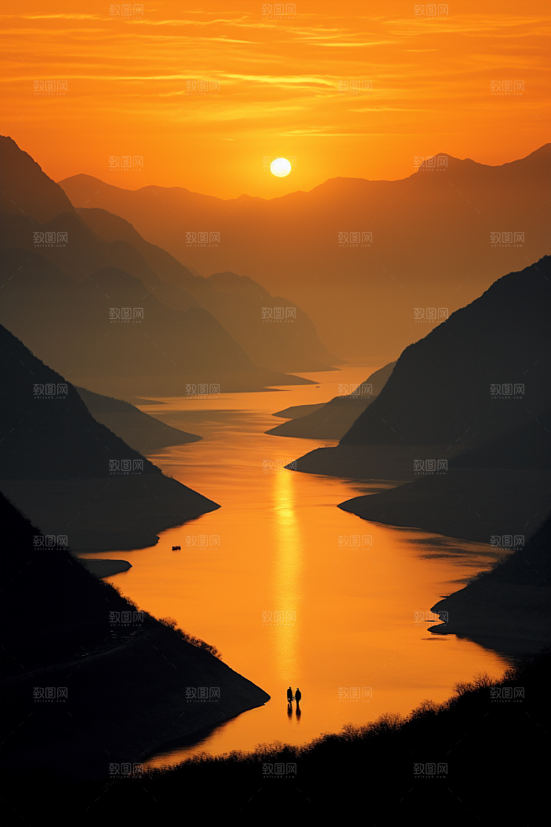 桂林山水山川唯美摄影图