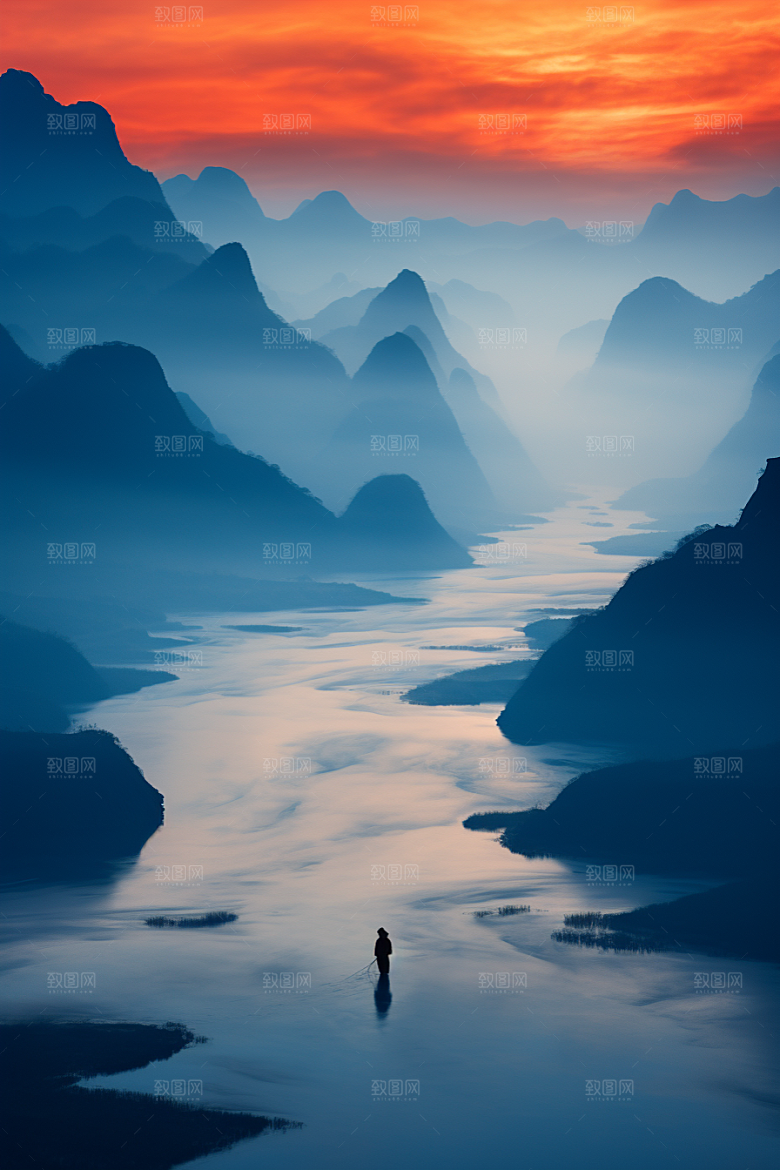 桂林山水山川高清摄影图