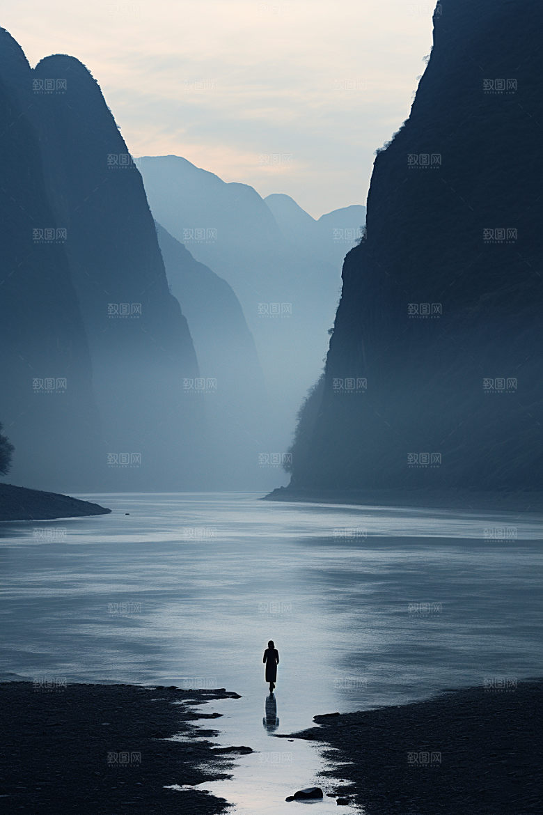 桂林山水自然旅行摄影图