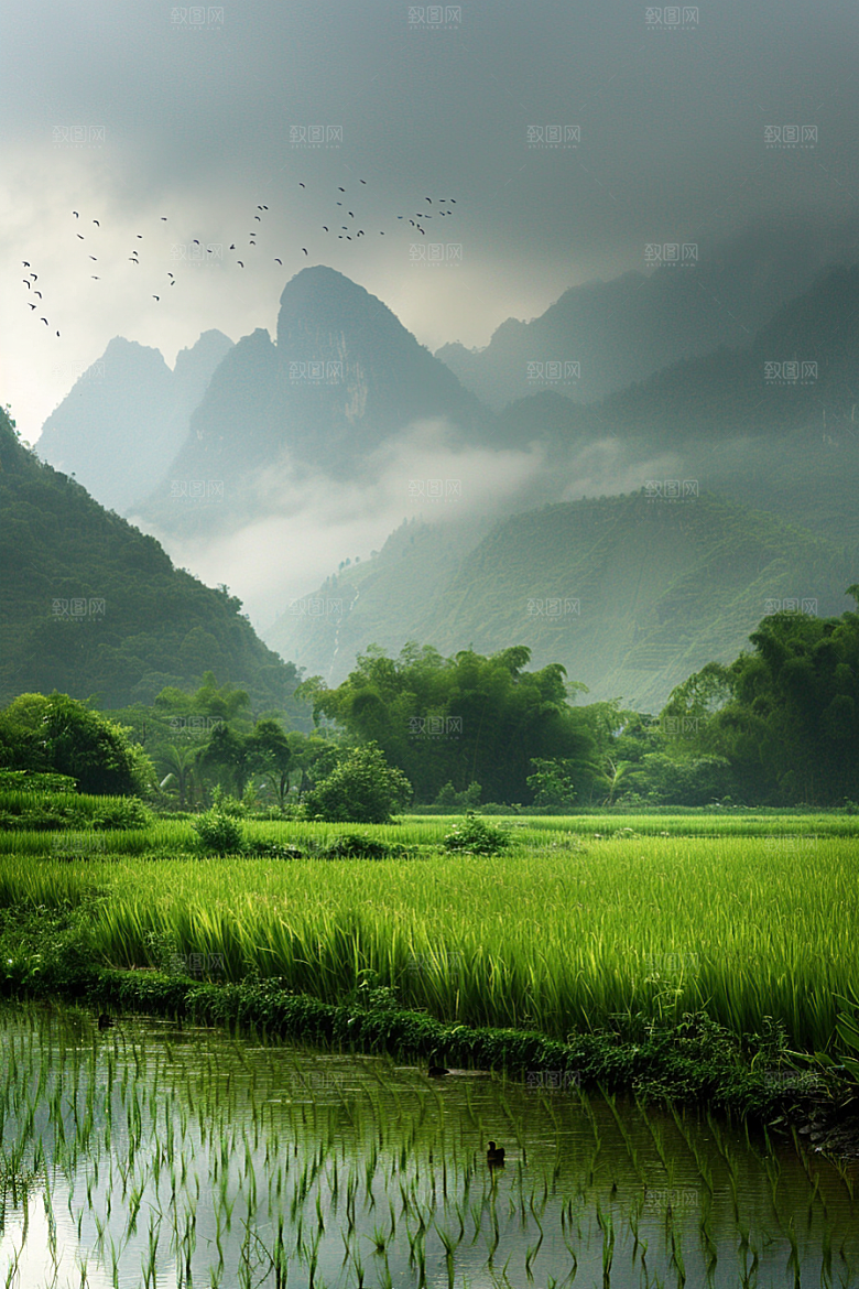 桂林山水精致广西摄影图