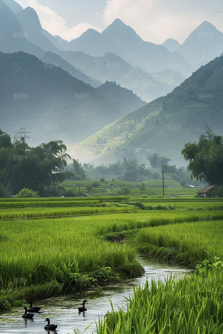 桂林山水唯美旅行摄影图