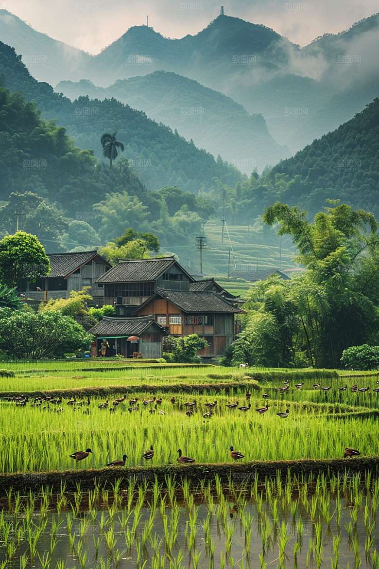 桂林山水唯美山川摄影图