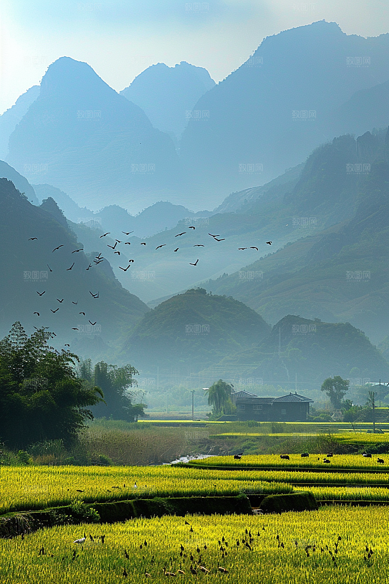 桂林山水精致广西摄影图