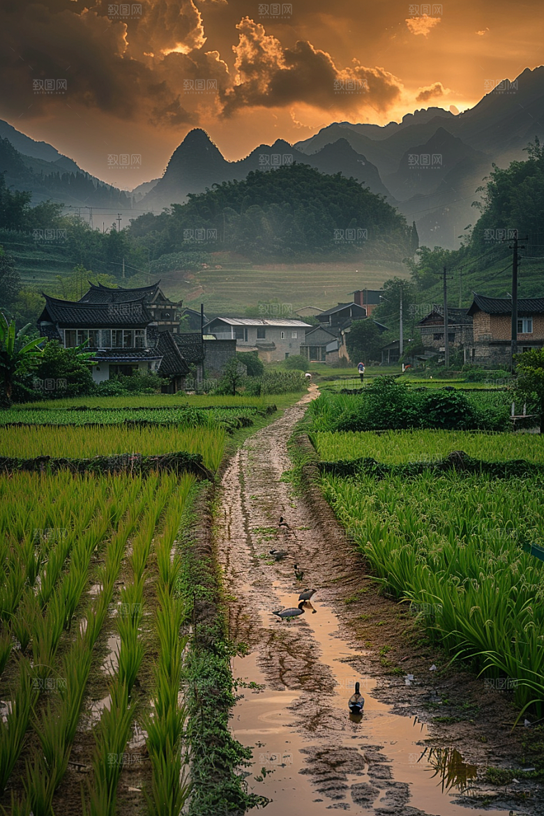 桂林山水阳朔精致摄影图