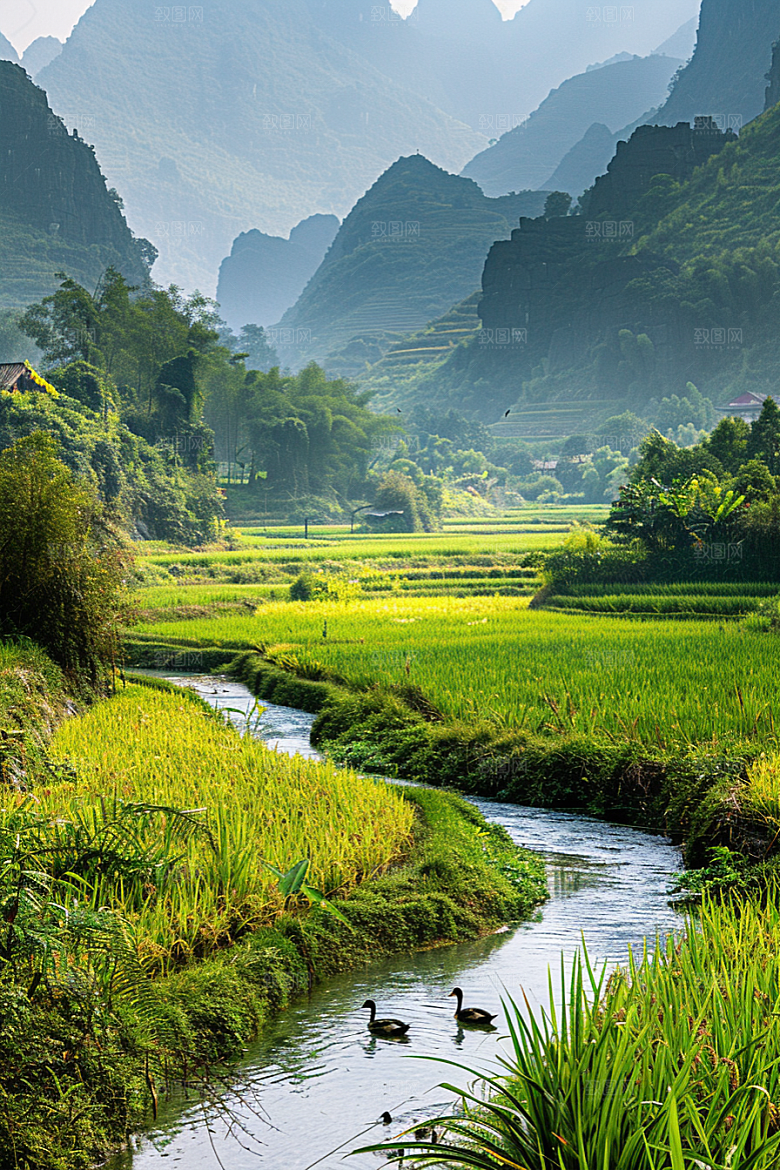 桂林山水精致山川摄影图