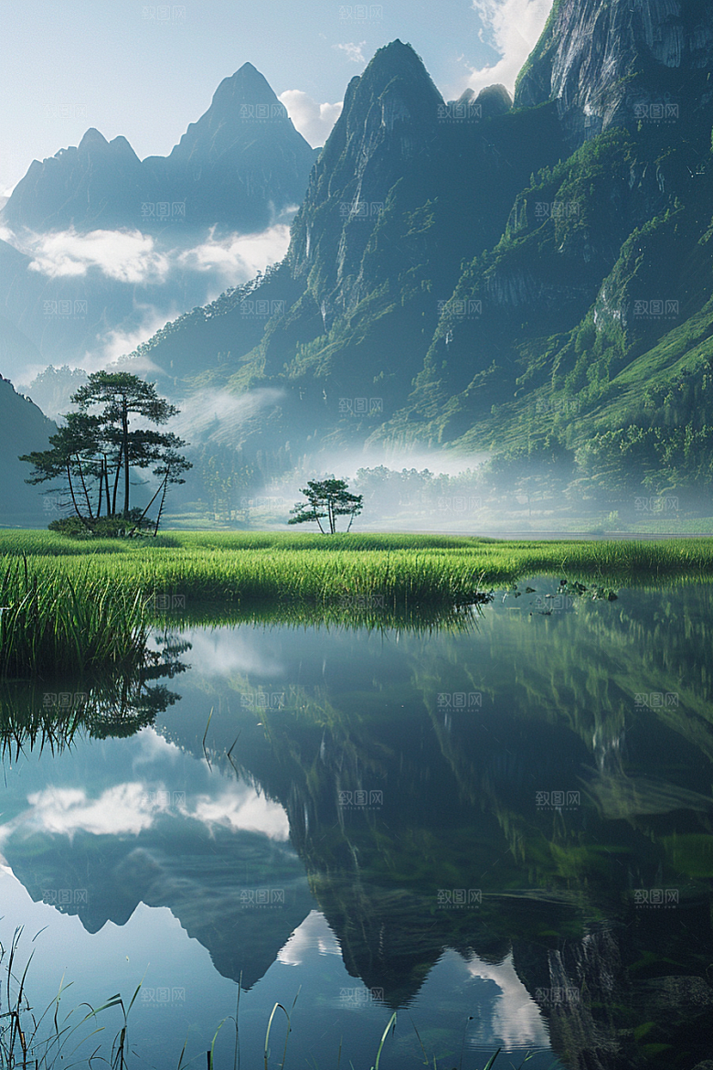 桂林山水旅行自然摄影图