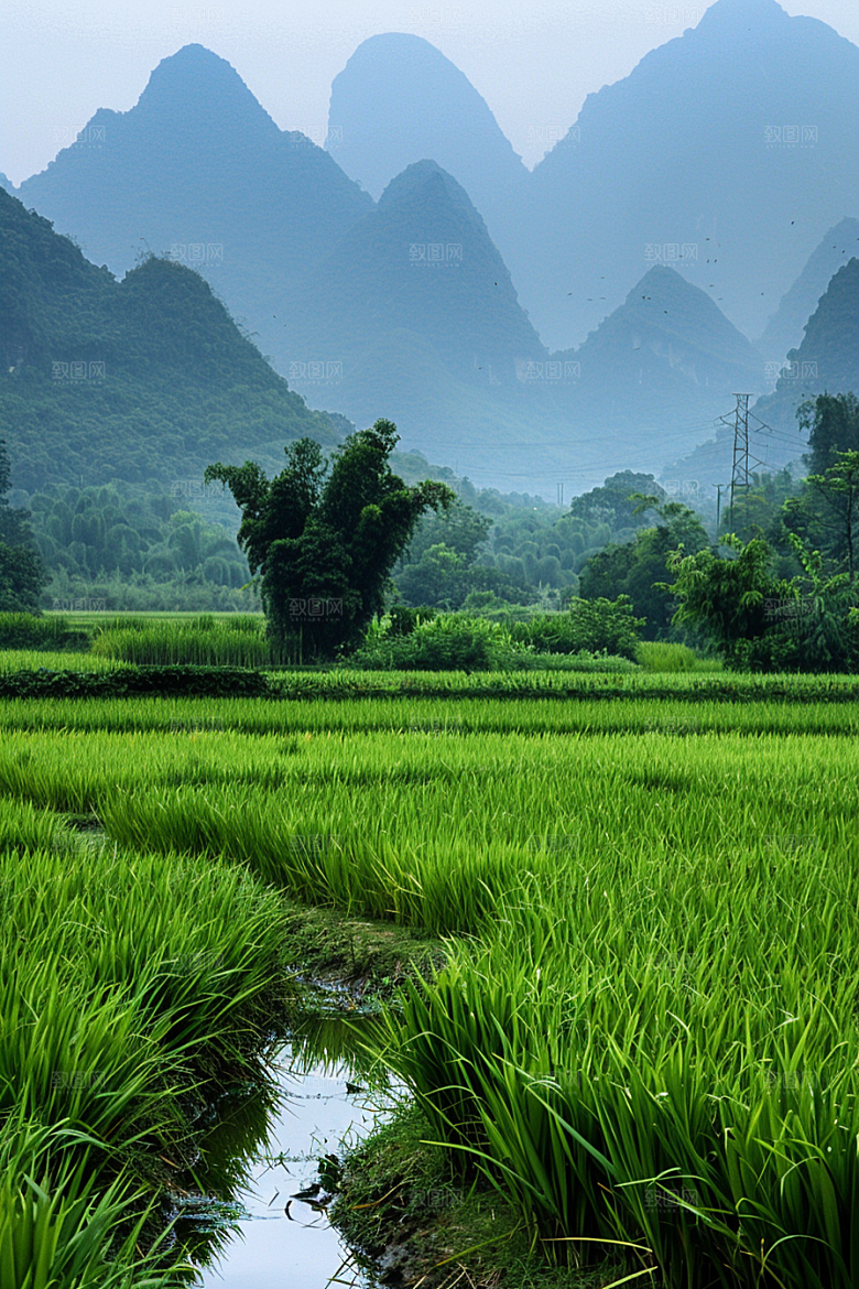 桂林山水广西高清摄影图
