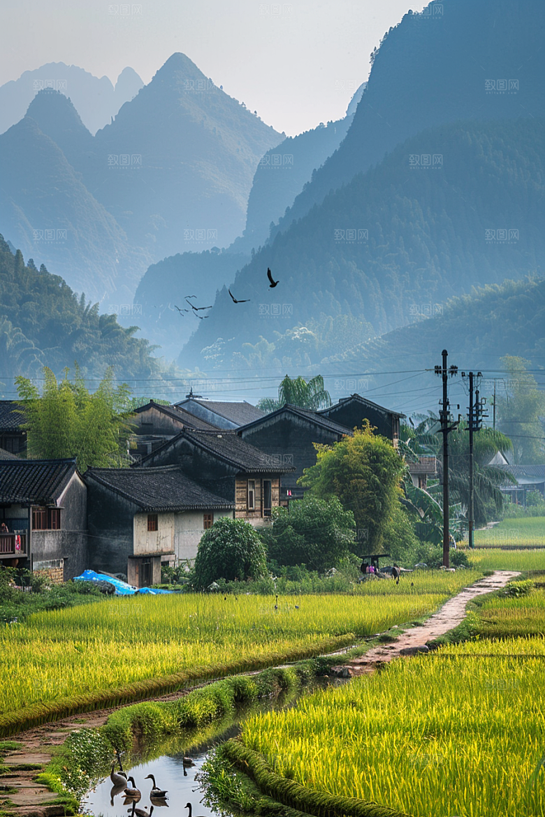 桂林山水漓江唯美摄影图
