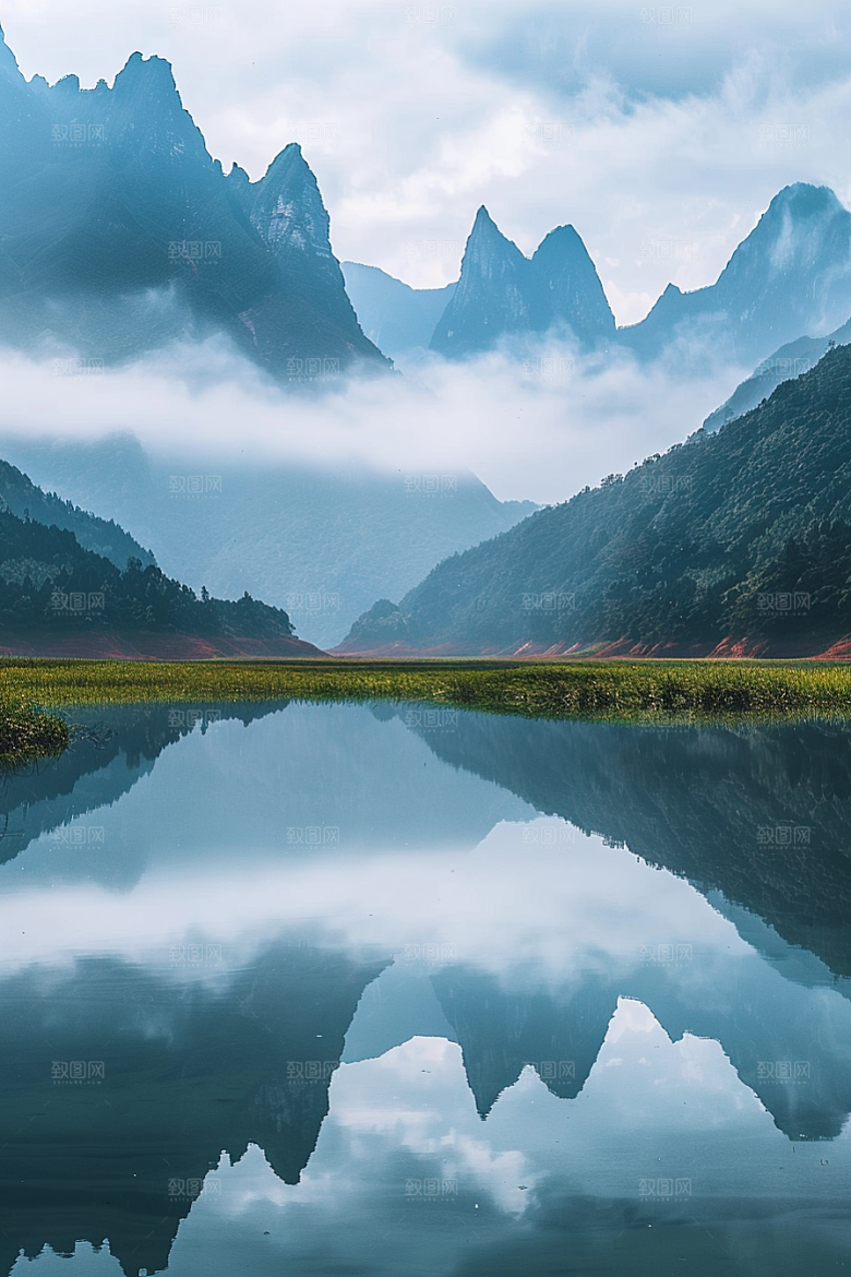 桂林山水旅游旅行摄影图