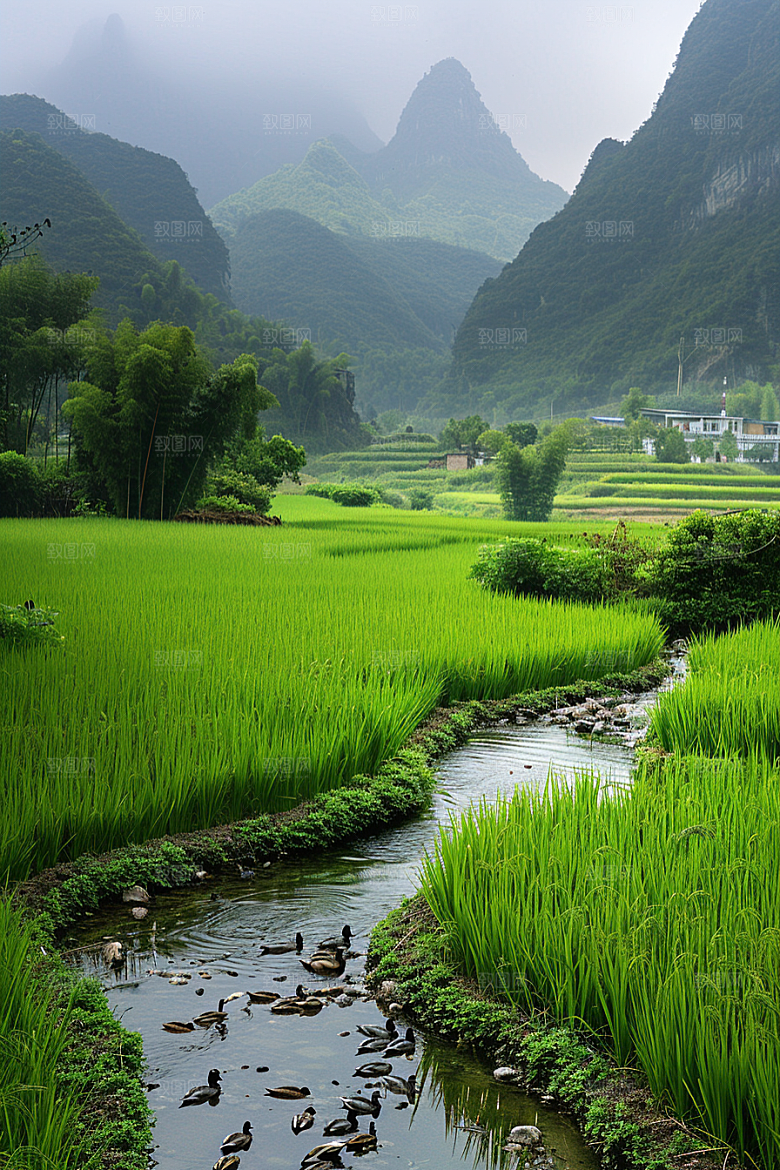 桂林山水广西山川摄影图