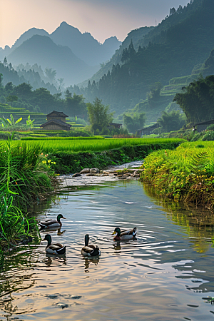桂林山水大气旅游摄影图