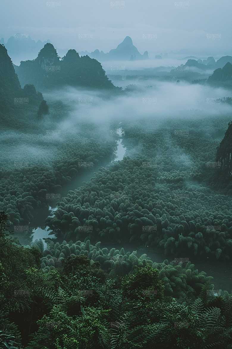 桂林山水高清风光摄影图