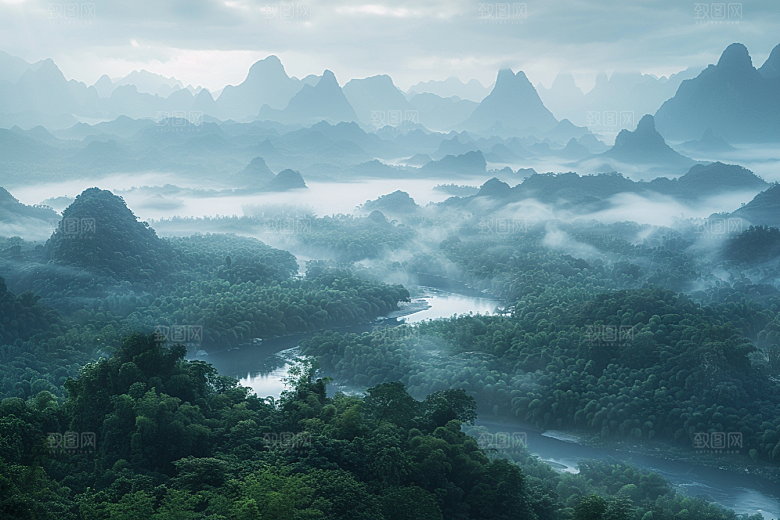 桂林山水高清旅游摄影图