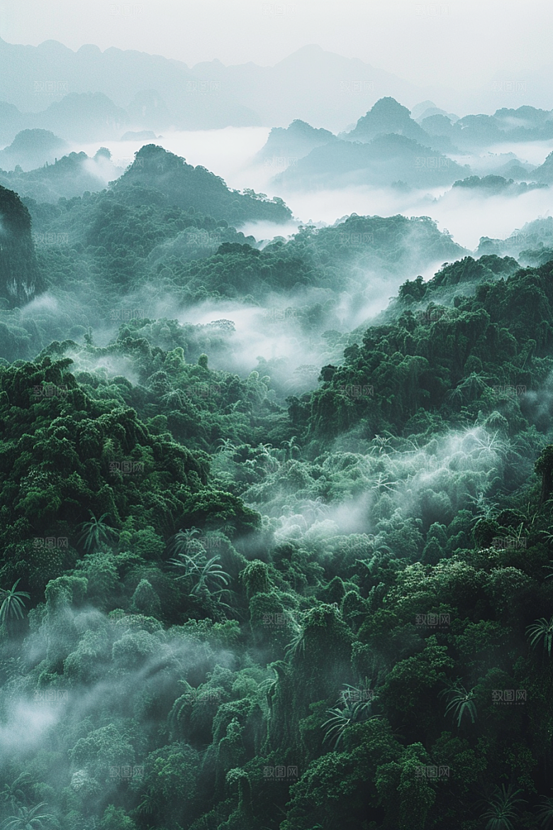 桂林山水自然漓江摄影图