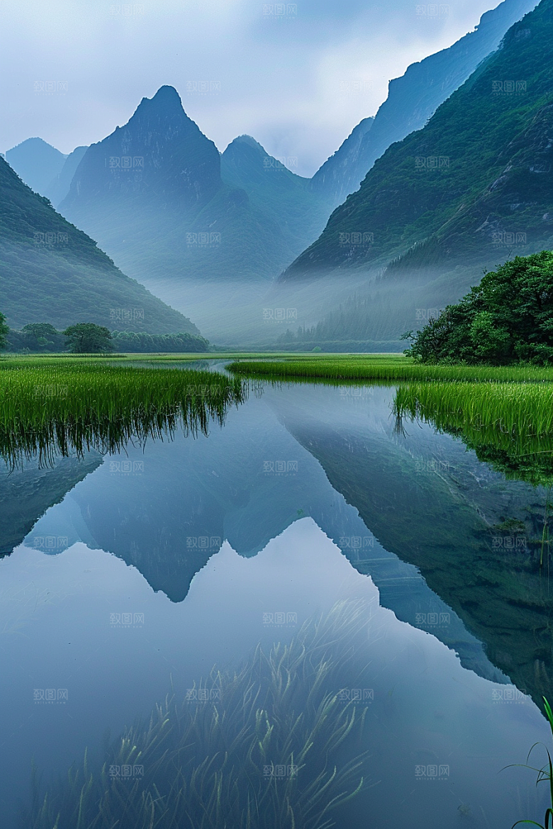 桂林山水旅行山川摄影图