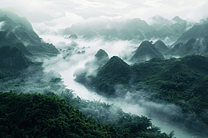 桂林山水高清唯美摄影图