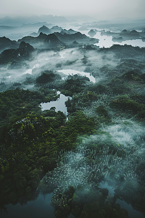 桂林山水自然山川摄影图