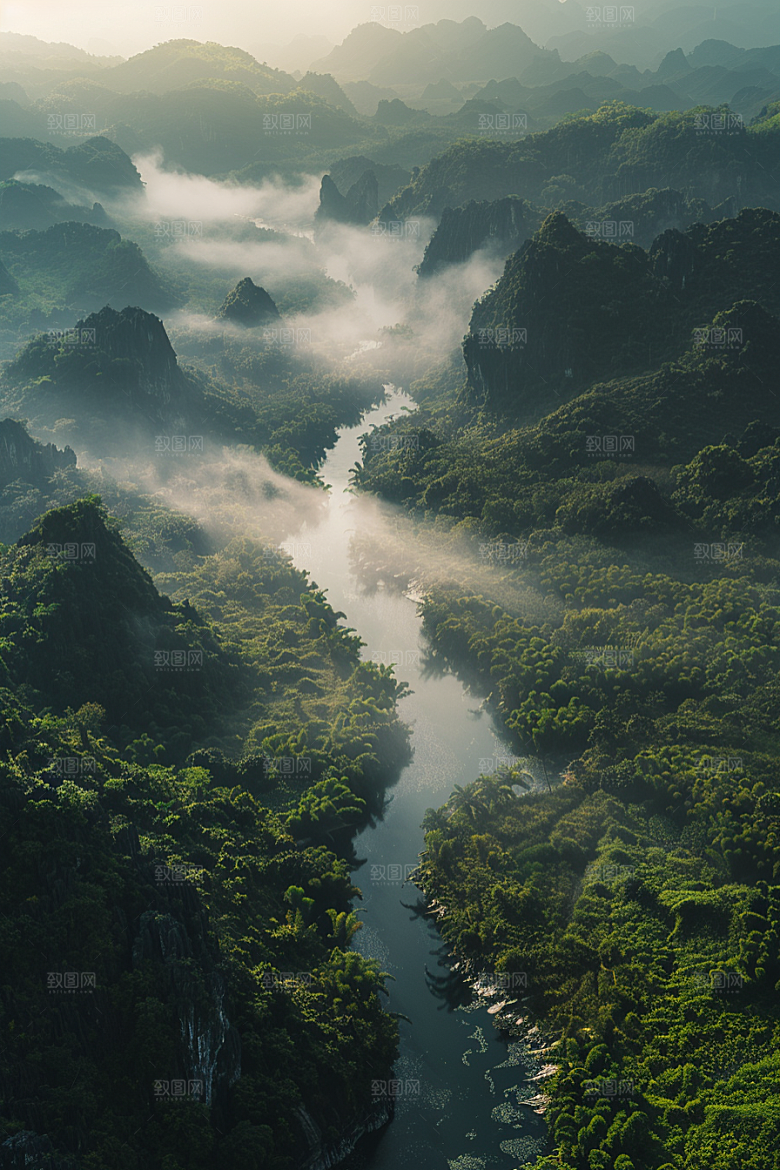 桂林山水风光高清摄影图