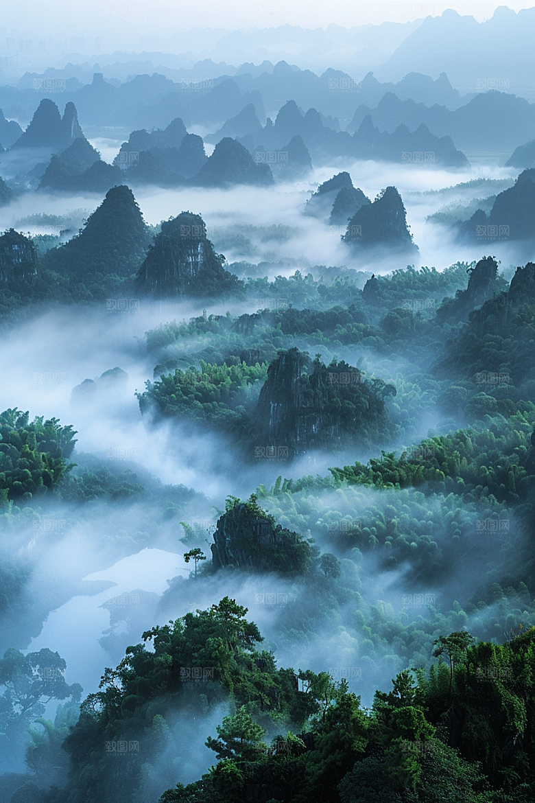桂林山水大气精致摄影图