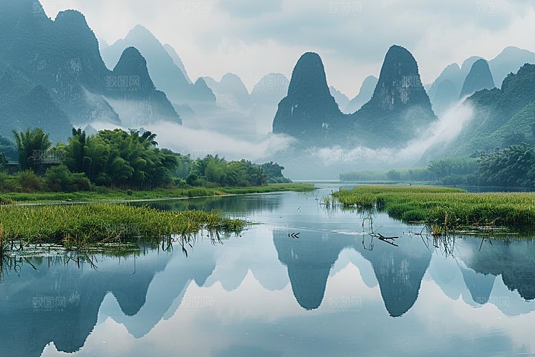 桂林山水高清旅游摄影图