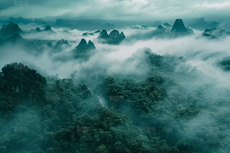 桂林山水高清自然摄影图