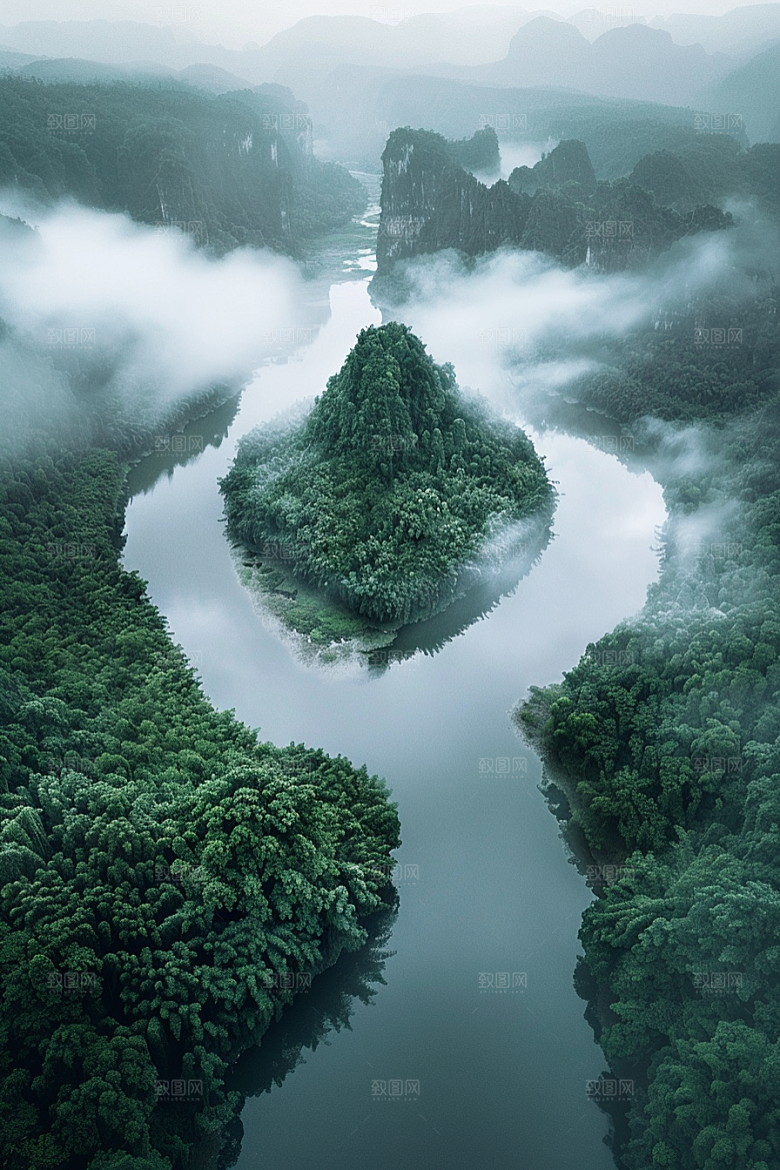 桂林山水风光高清摄影图