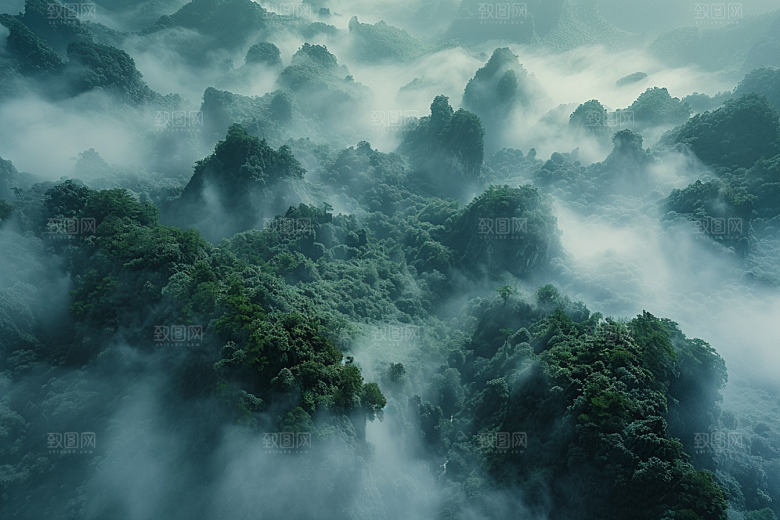 桂林山水大气风光摄影图