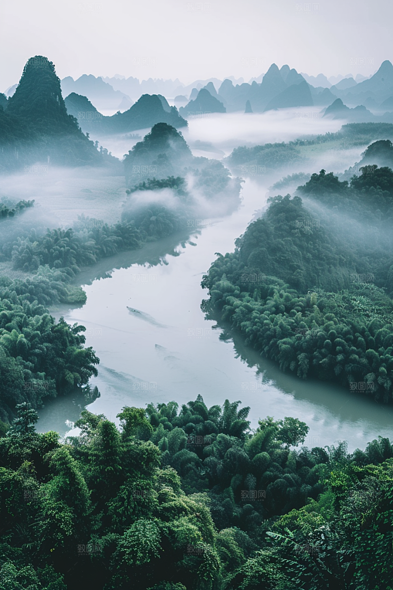 桂林山水广西风光摄影图