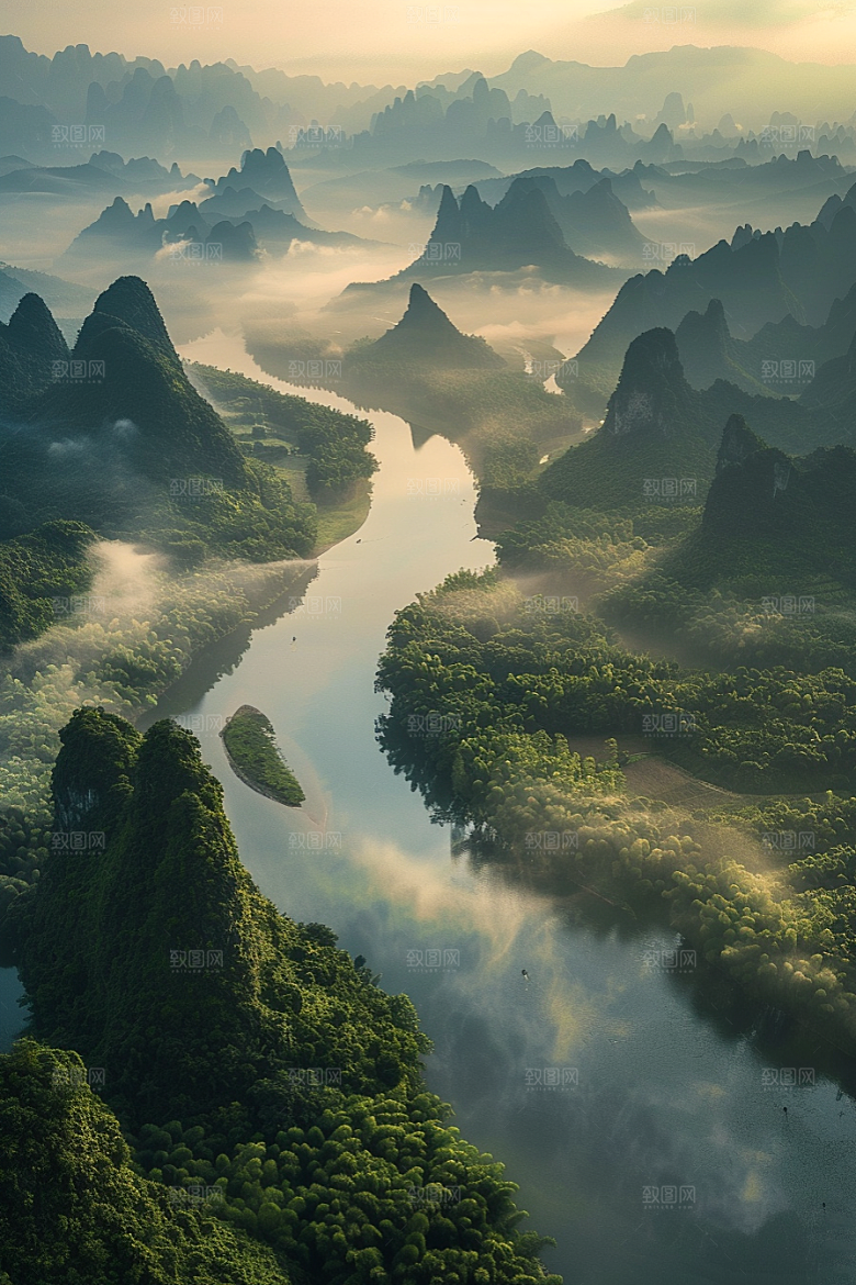 桂林山水广西山川摄影图
