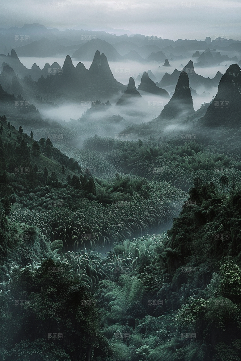桂林山水山川风光摄影图