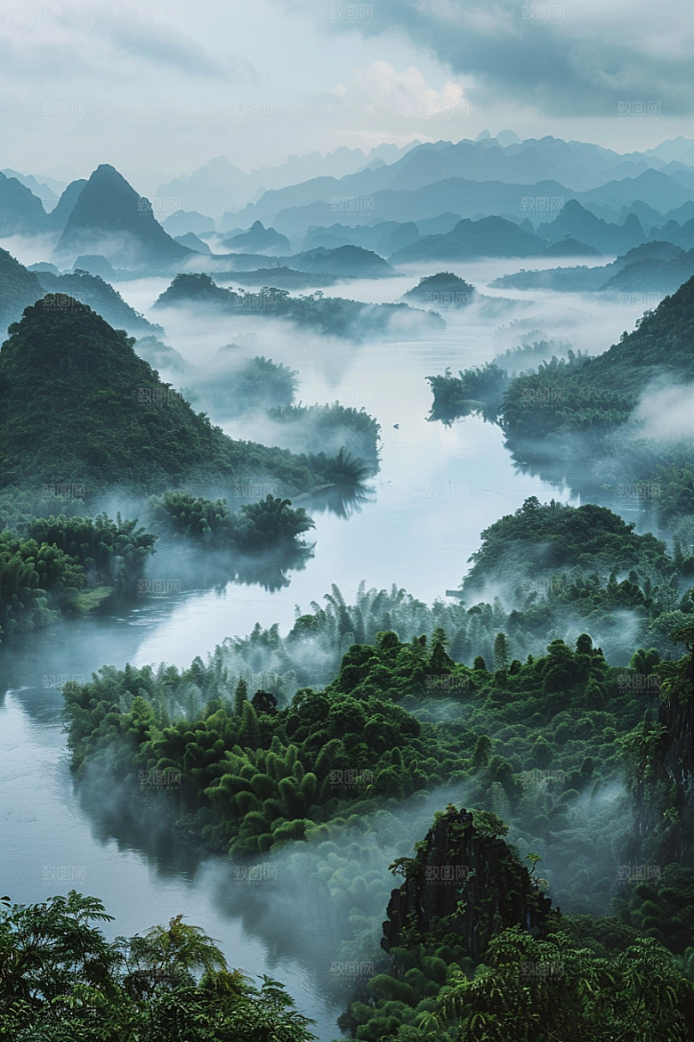 桂林山水大气精致摄影图