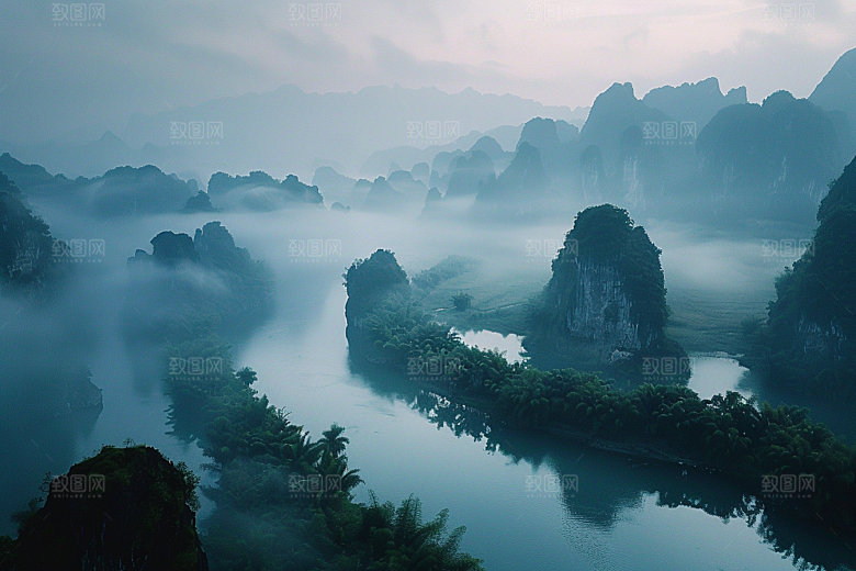 桂林山水高清唯美摄影图